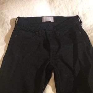 Everlane Mid Rose Skinny Jeans 25 Ankle Stay Black